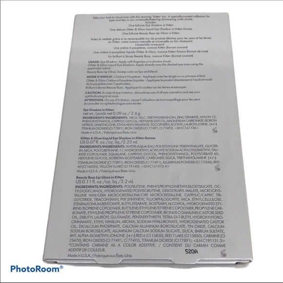 STILA KITTEN BLISS EYE & LIP 3 pc BOX SET new holiday gift stocking stuffer - Picture 5 of 7